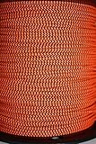 60X Custom Strings Flo Orange & Black Speckled BCY #24 D Loop Rope Release Material 25'