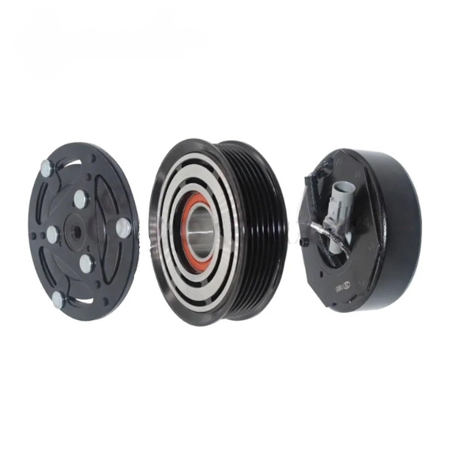 AC Compressor Clutch Fit for Toyota Fit for Yaris Vios Limo 1.3 447260-9700 88320-0D150 4472609700 AC Compressor Clutch Pulley 10SRE11C AC Compressor Clutch Kit