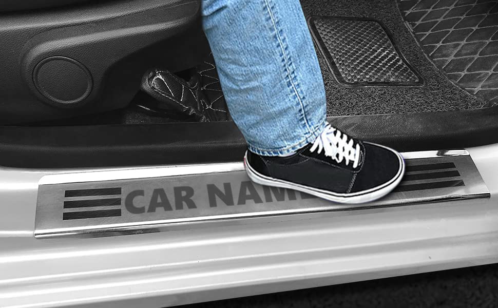 Image of AC Door Sill /Foot Step Stainless Steel Scuff Plate Plates Compatible with Dustan Redi-Go