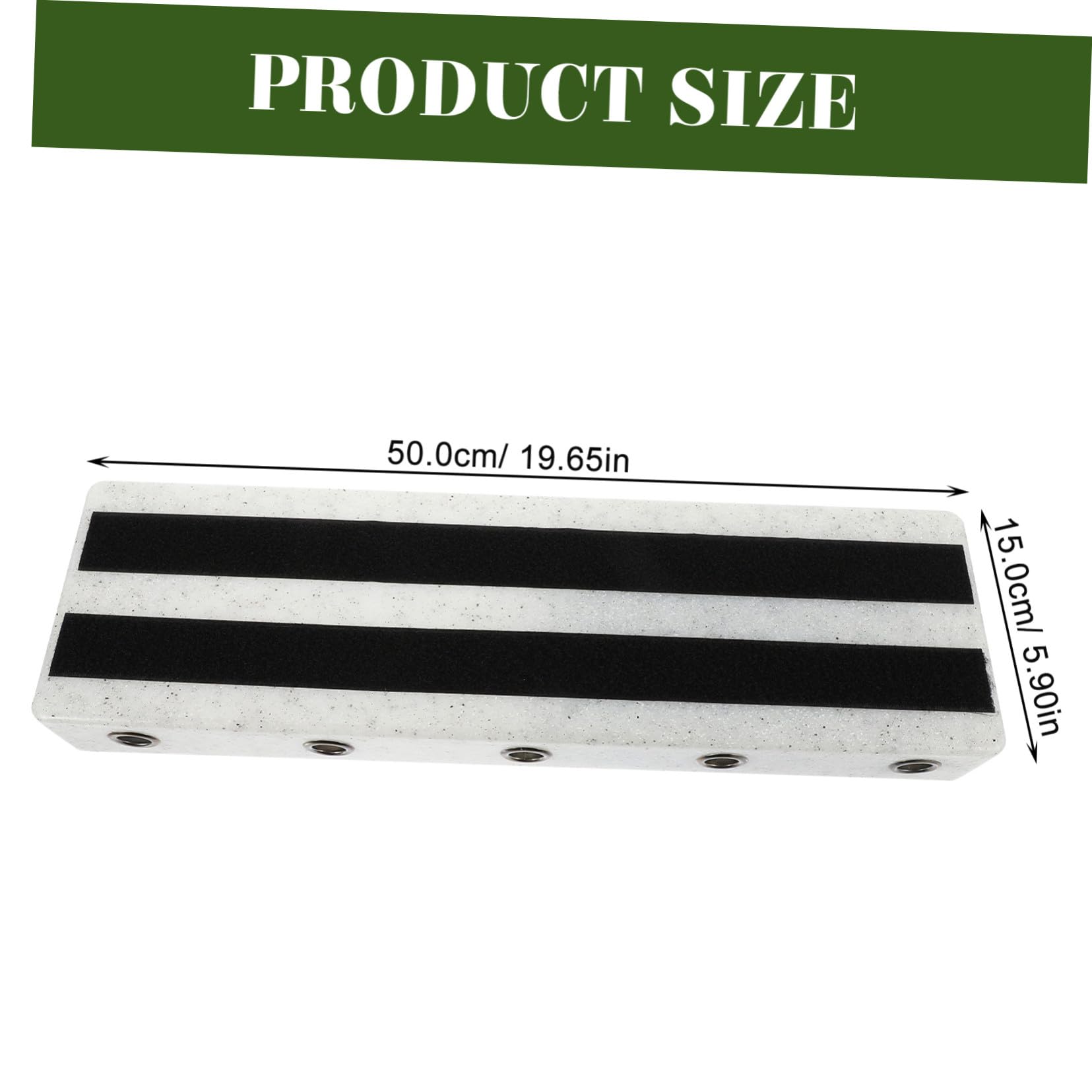 Beaupretty Pedalera de Efectos para Guitarra Eléctrica, Base Práctica de Efectos Diseño Hueco, Soporte Resistente para Pedales, Organizador Funcional para Uso en Casa y Profesionales