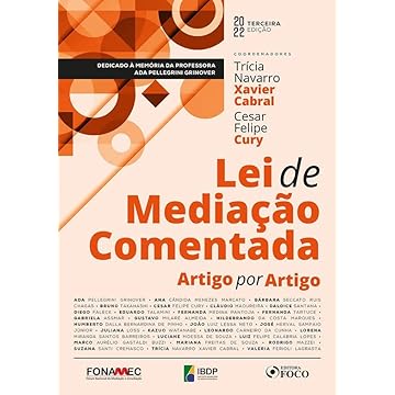 Capa do livro LEI DE MEDIAÇÃO COMENTADA ARTIGO POR ARTIGO - 3ª ED - 2022
