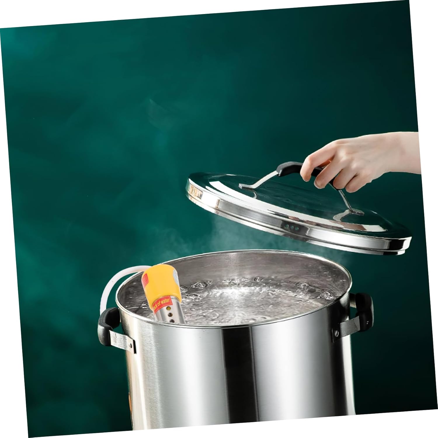 Inflatable Pool Heater Submersible Electric Water Heater for Swimming Pool Compact Design Portable Stainless Steel Protection Us Plug