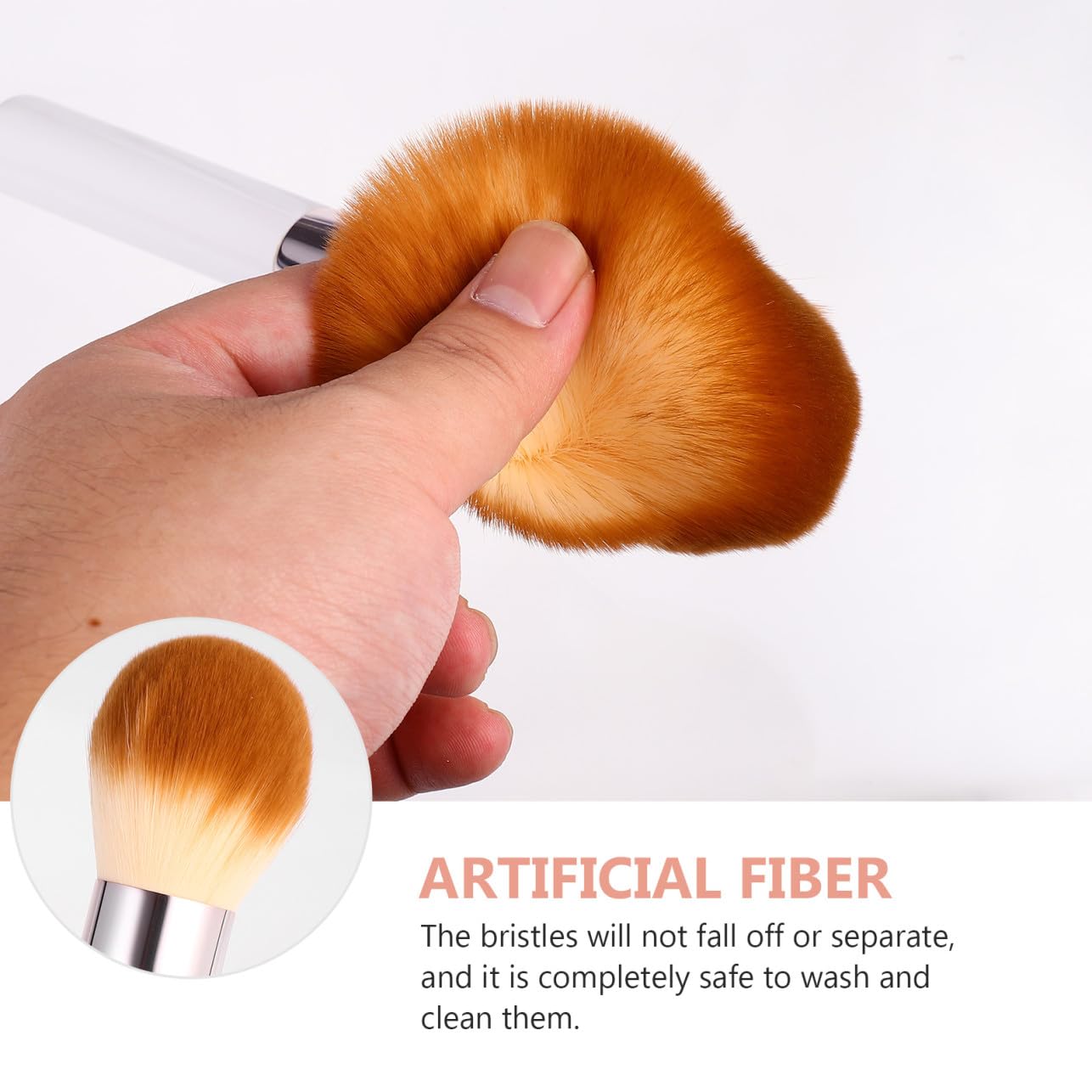 FOMIYES 3 Piezas Brocha De Maquillaje Brocha De Base Rostro Cepillo Correctores Cepillo De Cara De Mezcla Cepillar Brocha Para Polvos Herramienta Mango De Madera Perder Fundación