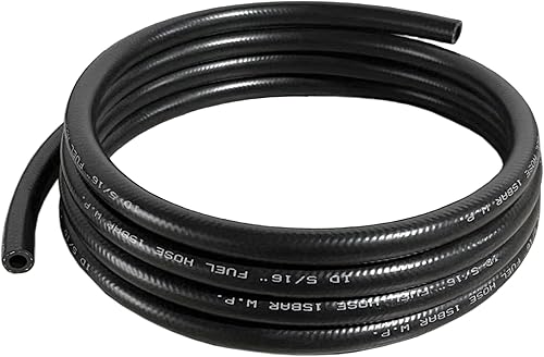 Manguera de tubería de combustible de 516 pulgadas ID de goma de combustible NBR manguera de tubo para motores pequeños 10 pies 220PSI