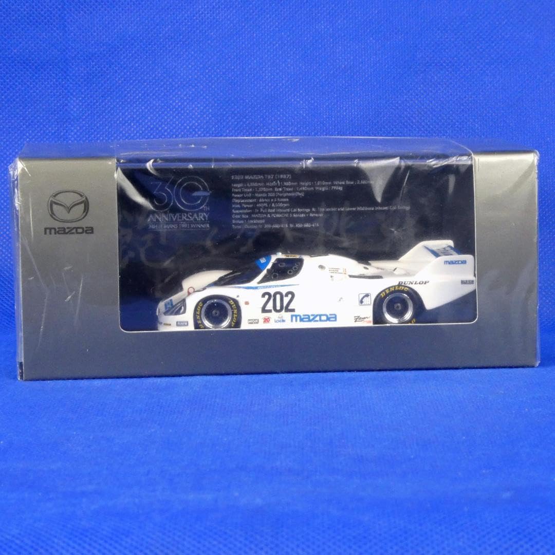 MAZDA７４７★ルマン優勝30周年メモリアルミニカー★２０２★７位★マツダ特注 MAZDA747☆ルマン優勝30周年メモリアルミニカー☆202☆7