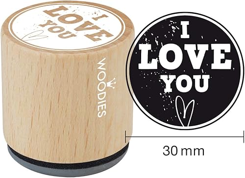 Miniatura 7 de WOODIES - Juego de sellos temáticos con diseño de agradecimiento y latas de tinta