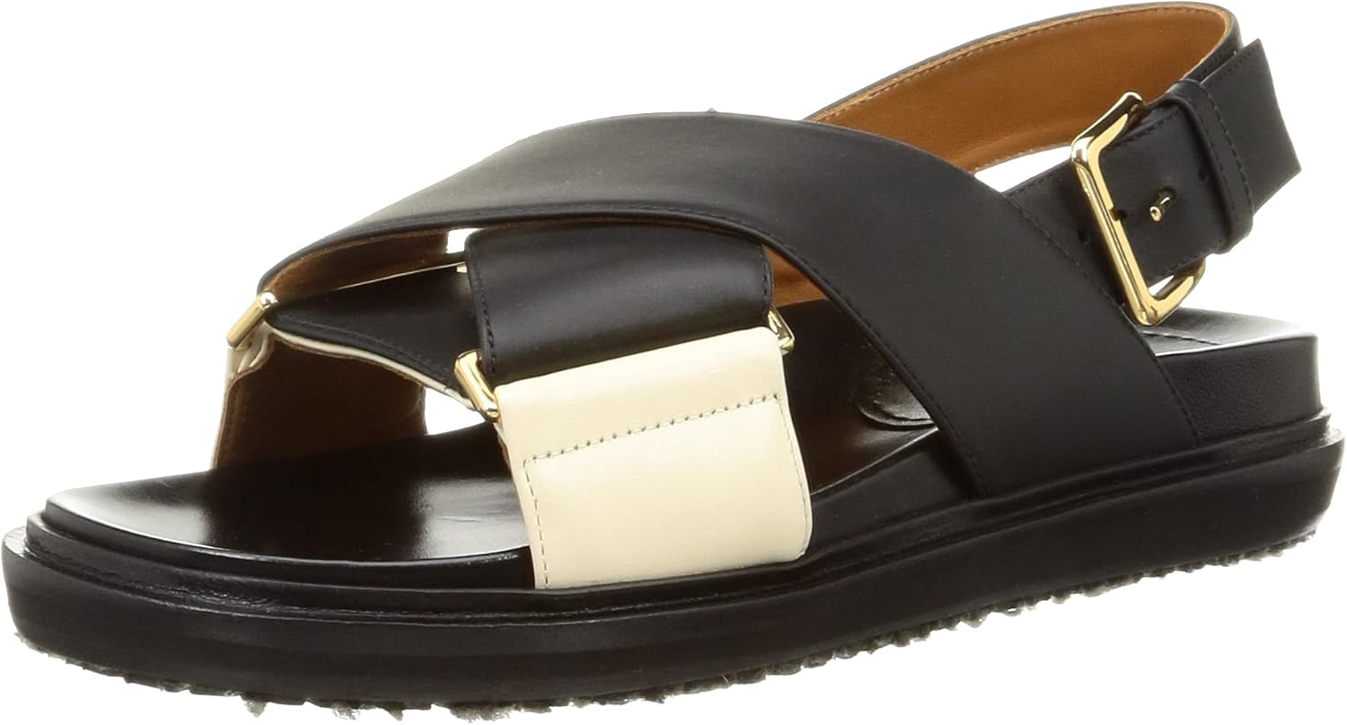 Amazon | [マルニ] サンダル FBMS005201-P3614 FbCrossedSandal