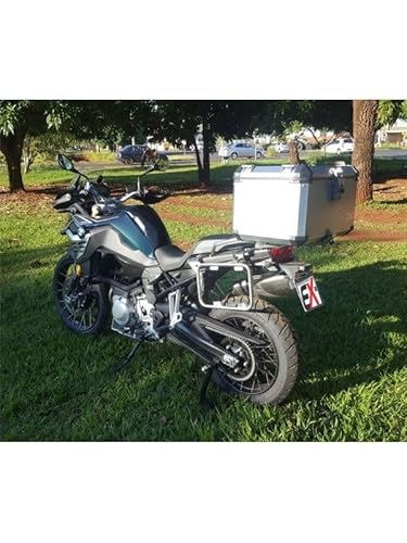 BMW F850 GSA - BAULETO 60 L ALUMINIO (2 CAPACETES) ENCAIXE DIRETO NO BAGAGEIRO