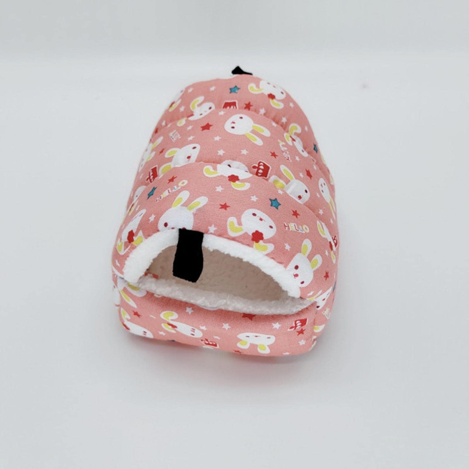 CALANDIS Guinea Pig Bed Cave Cozy Hamster House Rest Nest Pink Cartoon Pattern (B0BFXB4S93) Amazon Price History, Amazon Price Tracker