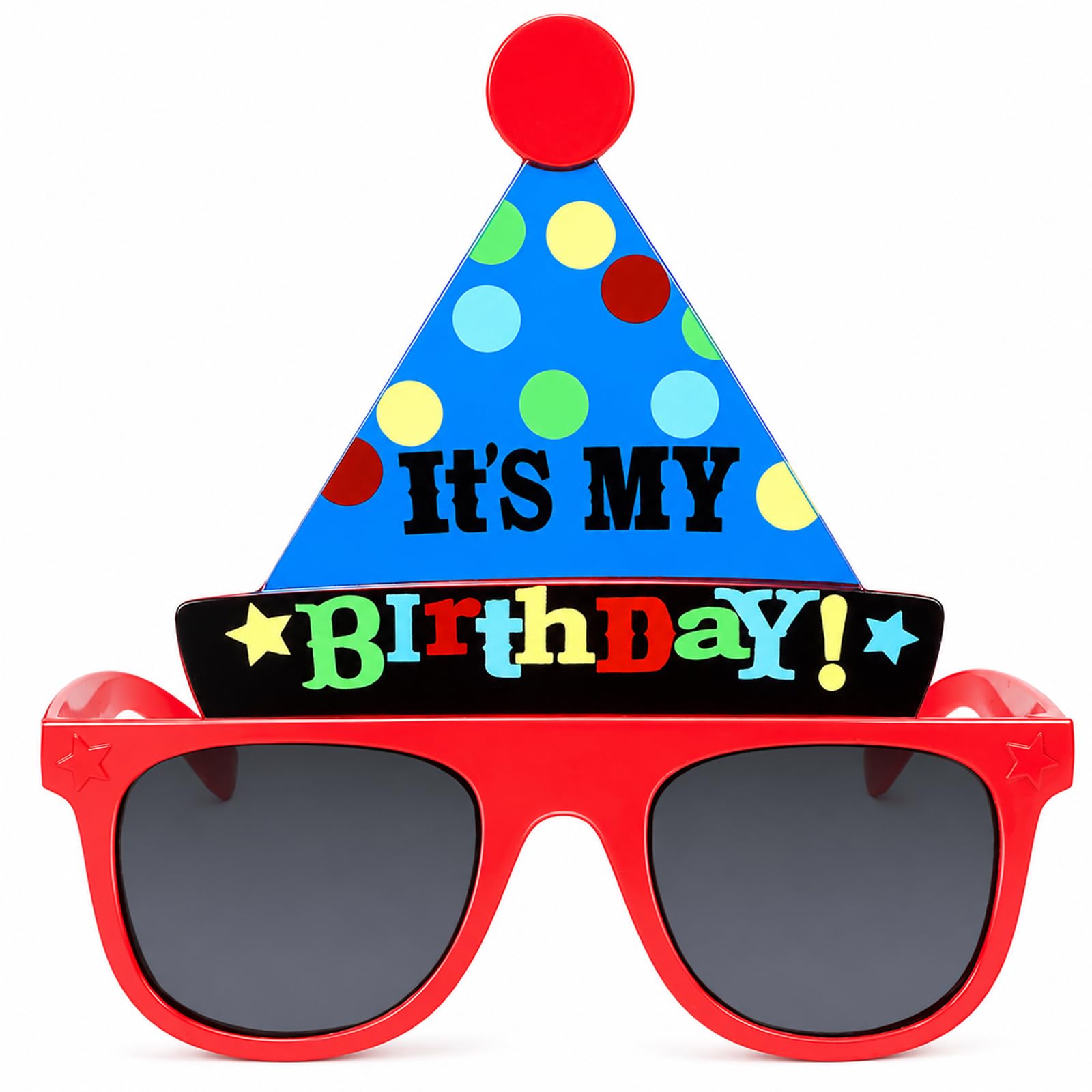 Aurelx Birthday Glasses, Funny Birthday Sunglasses, Party Glasses for Adults and Children, Perfect Photo Props for Celebrations and Party