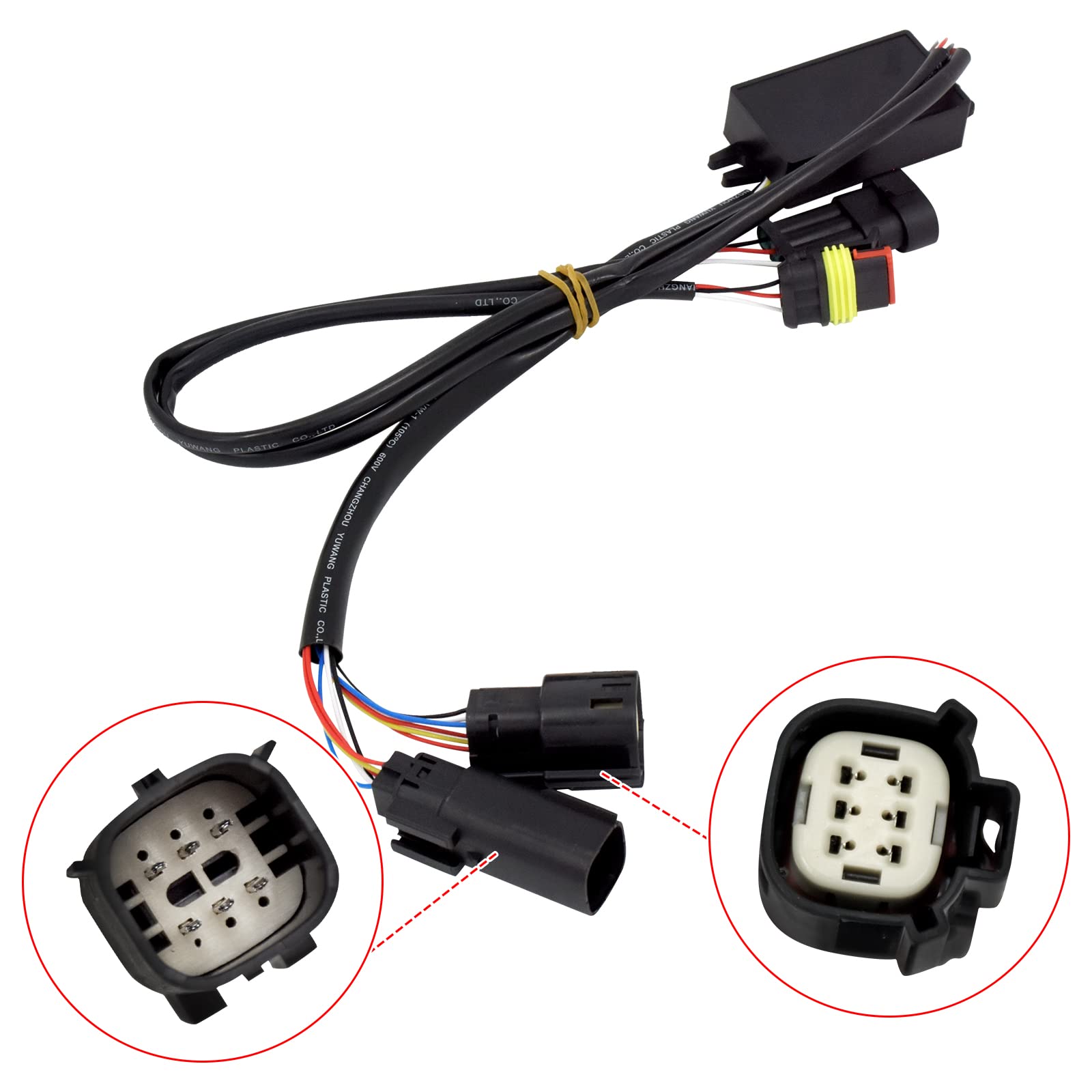 Kit Fanali Posteriori Per Borse Sella Harley Touring – Luce Stop, Marcia E Freccia, Alloggiamento Cromato Con Lente Nera