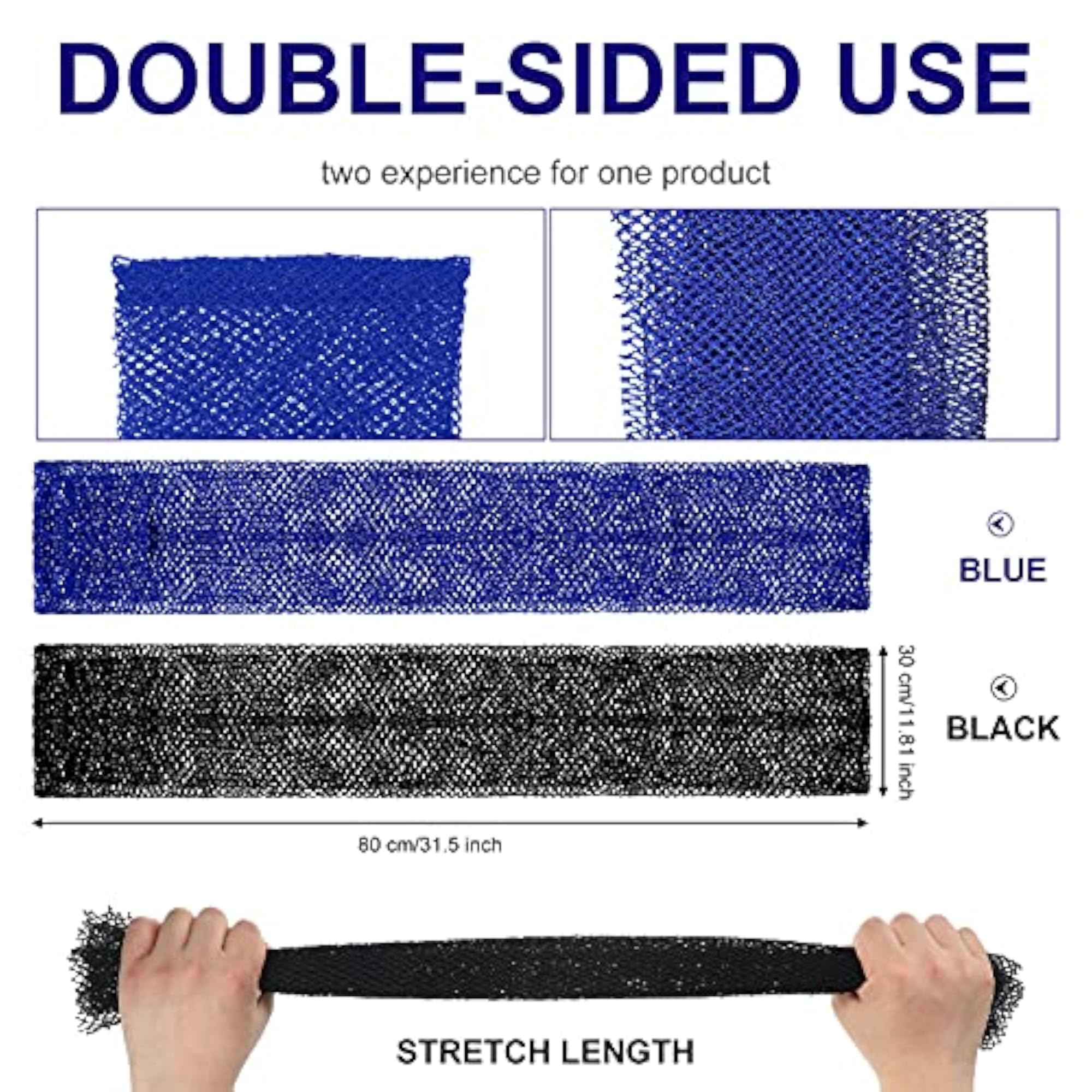 2 Pieces African Bathing Sponge Exfoliating Body Scrubber