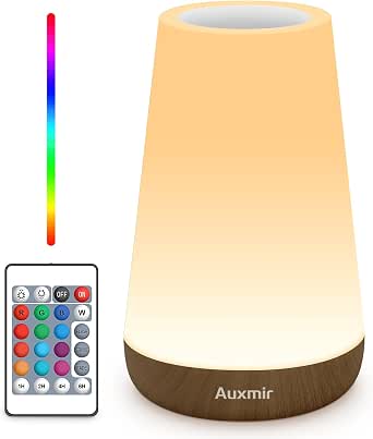 Auxmir Night Light for Kids Baby, USB Rechargeable Touch Lamp with Remote - View 2
