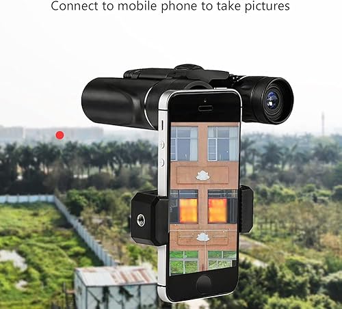 Miniatura 4 de Bird Watching 12x25 Compact Binoculars with Smartphone Mount Weak Light Vision Binoculars for Bird Watching Traveling Hiking Sports Telescope
