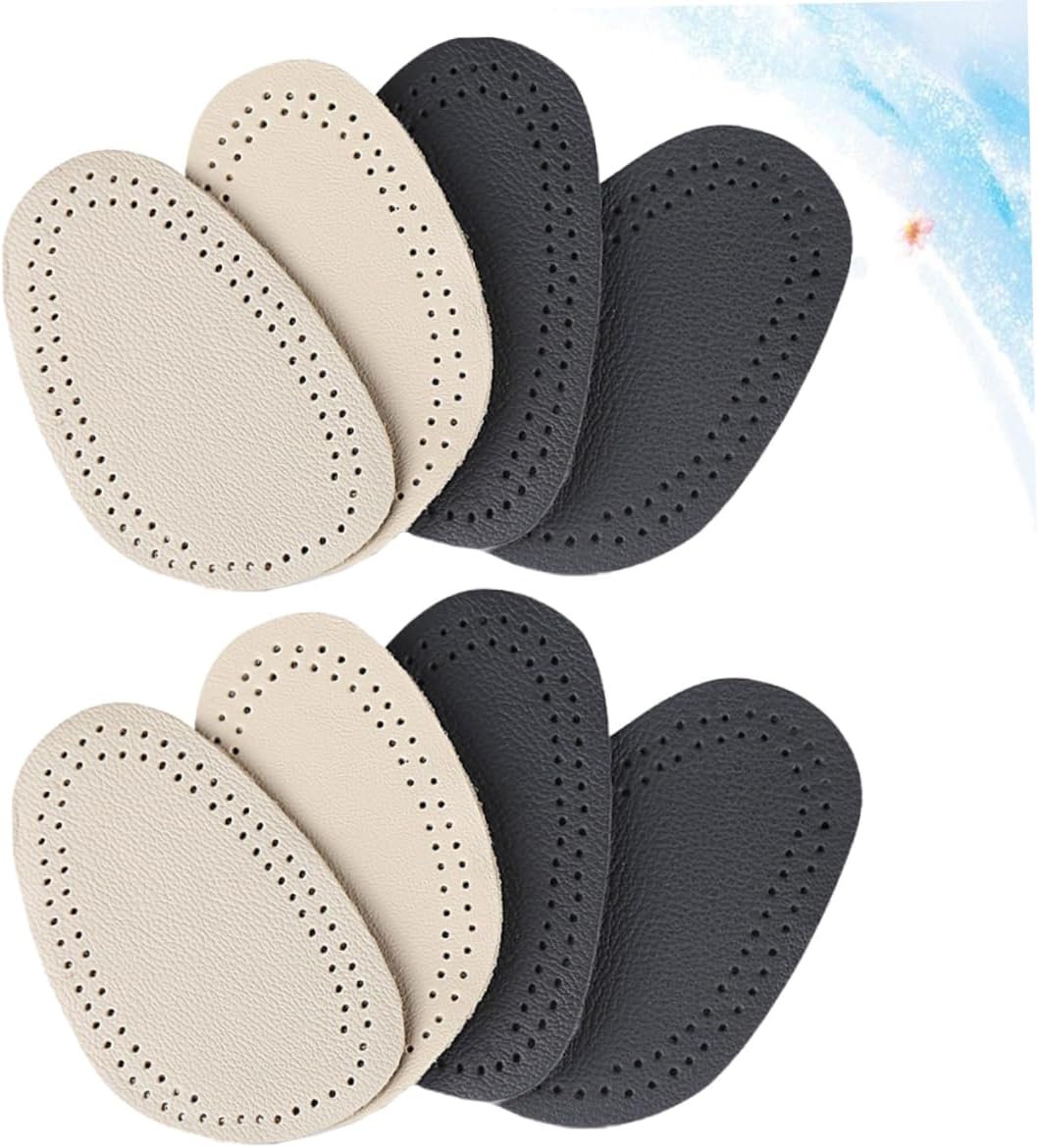12pairs Forefoot Mat Pads Beige Black Cushions for Women - Support for of Feet Comfortable Foot for Everyday Use