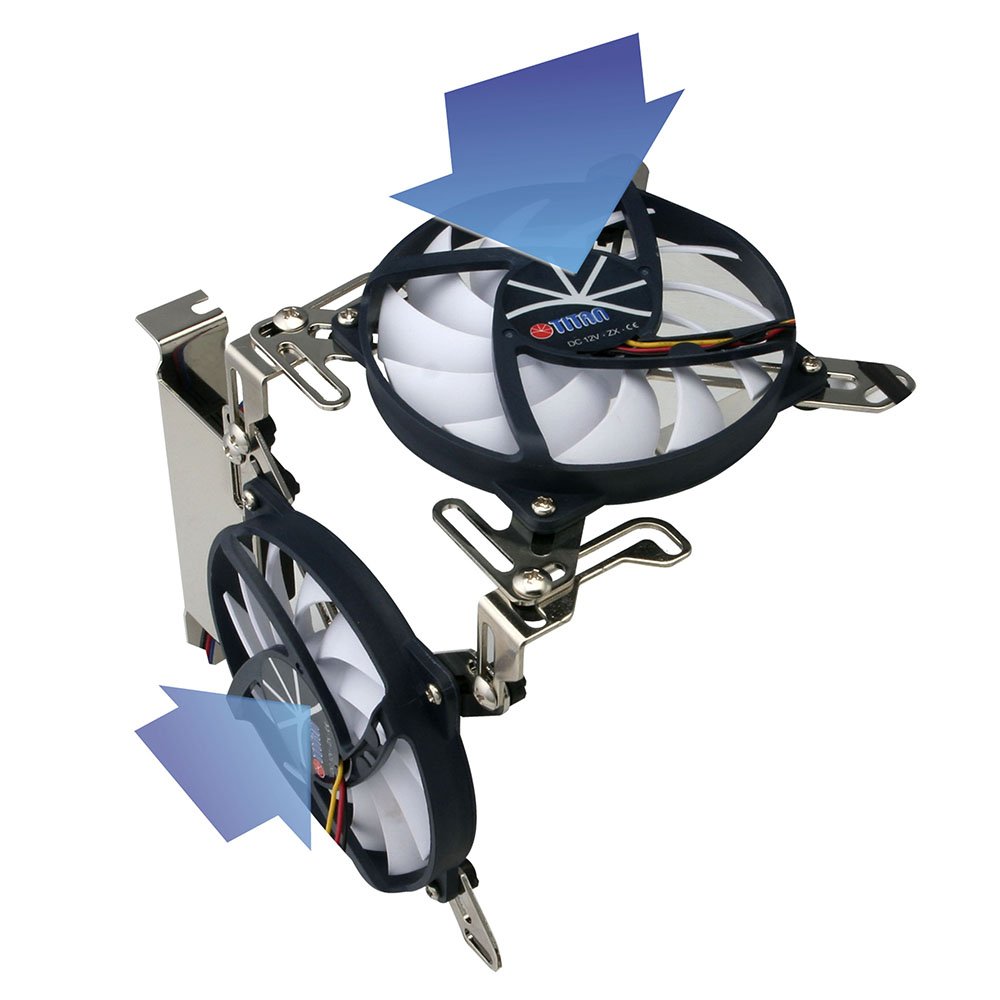 Ventola Titan TTC-SC07TZ Per Scheda Video - Raffreddamento VGA Regolabile - Foto 7