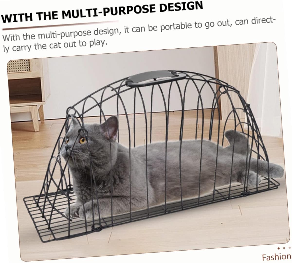 Stainless Steel Cat Grooming Bath Cage Easy to Use and Portable Pet Cage
