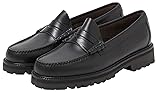 Ships x G.H. Bass Larson Super Lug Weejuns Loafer 115-03-0490 115030490: Black Chromexcel