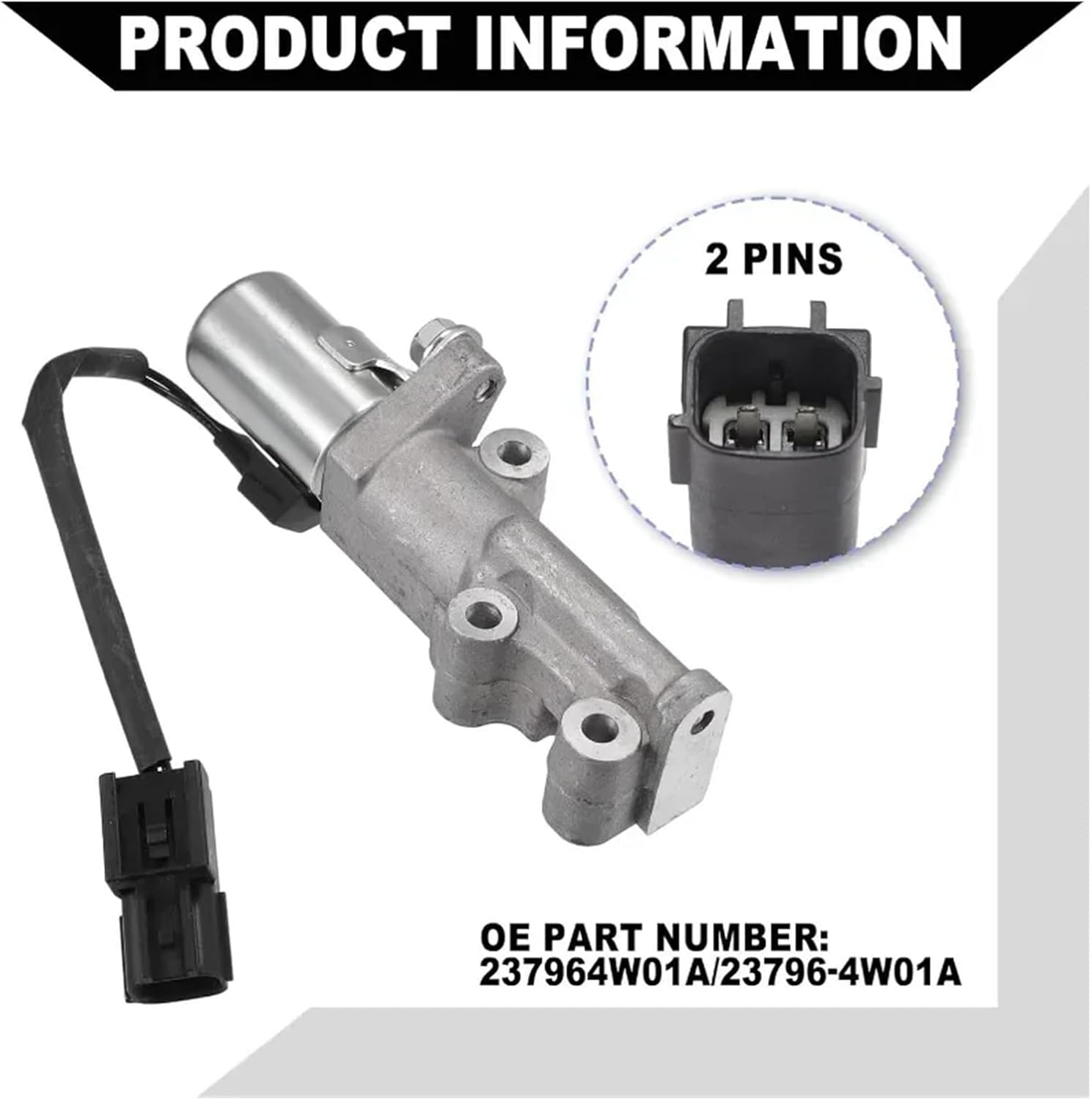 Fuel efficient and smooth 23796-4W01A VVT Valve Fit For Infiniti QX4 Fit For Pathfinder R50 2001-2004 VQ35DE Engine Timing Control Valve 237964W01A Plug and Play