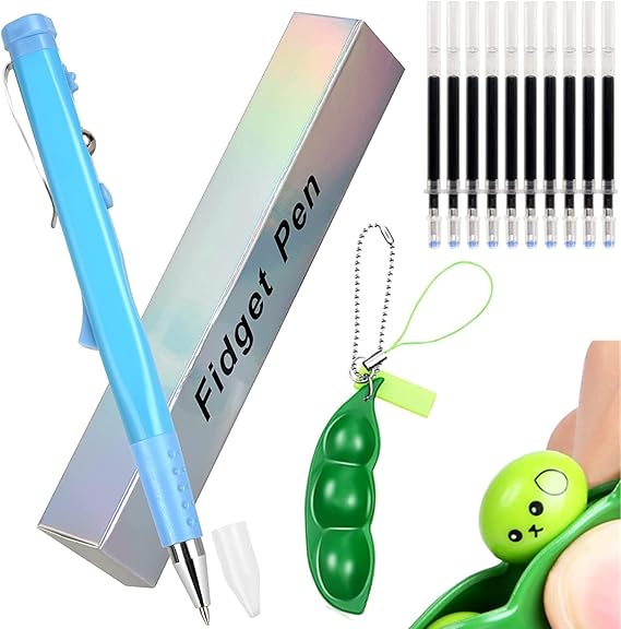Stress Relief Fidget Pen, Fidget Pens for School Teens Adult Students