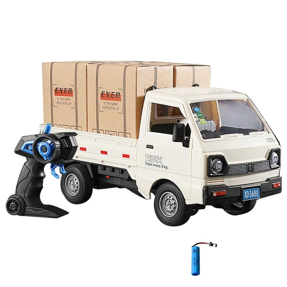 ARIZUUL RC Kei Truck, 1:16 Scale, 2.4GHz, Multi-Directional, LED