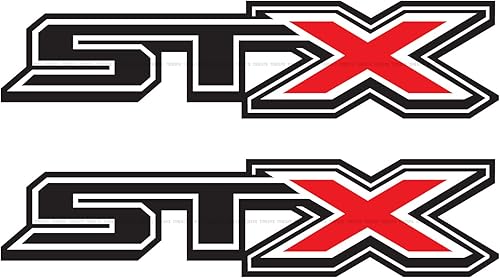Vista 6 de STX Calcomanías para camión compatibles con F150 (2015-2020) / Juego de 2 (negro)