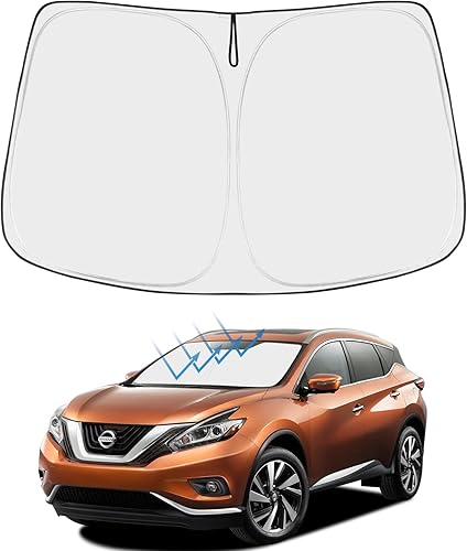 Vista 199 de Proadsy Parasol para parabrisas Sienna Mini Van 2021-2025 2026 de 4 capas plegable frontal protector de parasol bloquea los rayos UV y mantiene