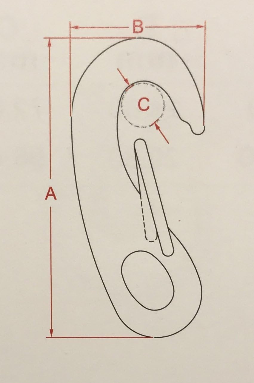 US STAINLESS Stainless Steel 316 Spring Gate Snap Hook Clip 2" Marine Grade Lobster Claw - Image 5