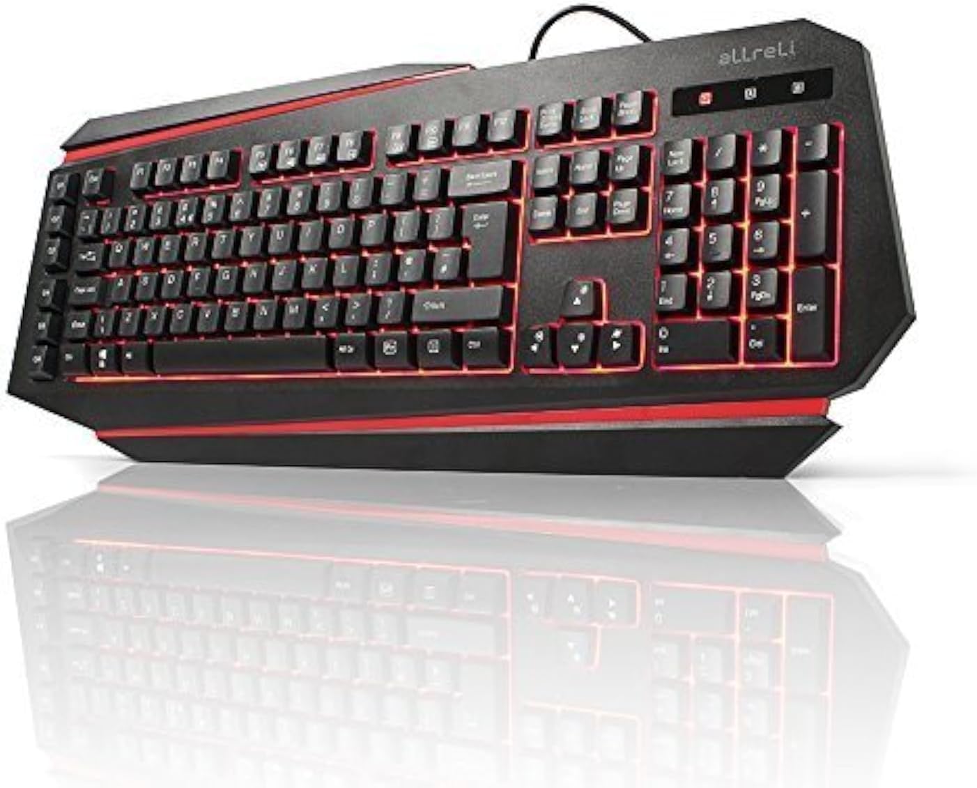 K9500U LED Backlit Gaming Keyboard Black (UK Layout)