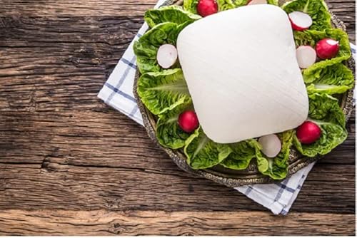 Bulgarian Original Creamy White Cow Cheese In Brine ( Halal), One Tin Can Nt. Wt. 1.76 Lbs (800G). By: Balkan Creamery #TOP2