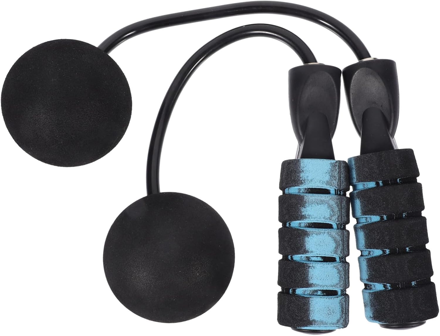 Cordless Jump Rope with Weighted Balls Double Bearing Skipping Rope for Home Fitness Workout Ergonomic Handle for Full Body Exercise