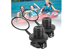 New Style Boston Valve Towable Tube Plug Compatible Aerobed Swimming Pool and Inflatables 2 Pack