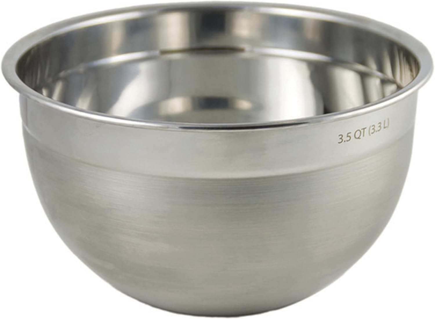 Tovolo Medium Stainless Steel Mixing Bowl 3.5 Quart Nesting Metal Bowl with Rounder Lip Edge, Dishwasher Safe Single Metal Bowl Kitchen Prep Essential, Whisking Bowl for Baking and Cooking - Thumbnail 2