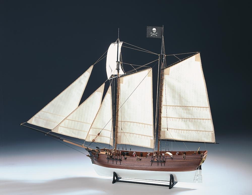 Abenteuer Piraten Schiff Boot Modellbau Bausatz 1/60