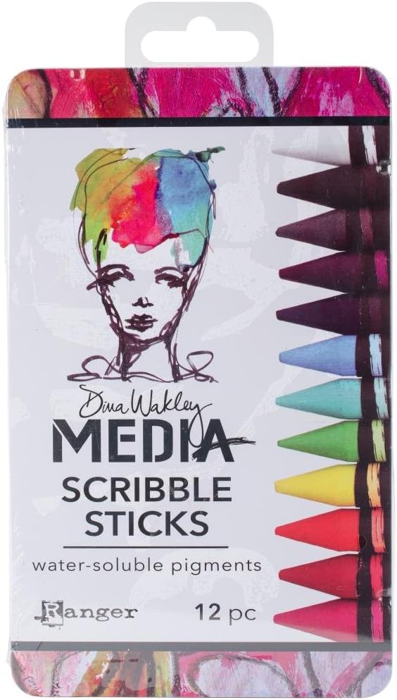 Ranger - Dina Wakley Media - Scribble Sticks (A54733)