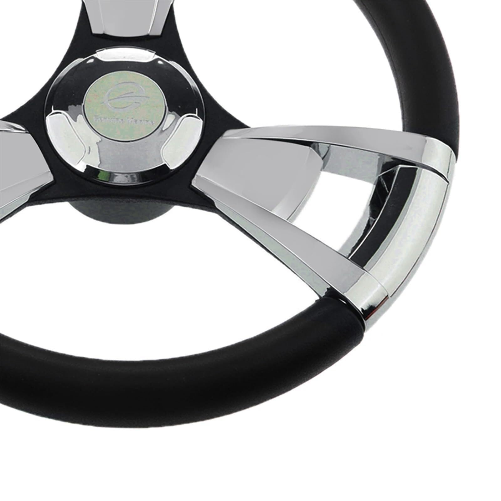 Volante Barca 350mm 3/4'' Tapered Shaft Boat Steering Wheel Non-directional 3 Spokes For Marine Yacht Vessel Pontoon