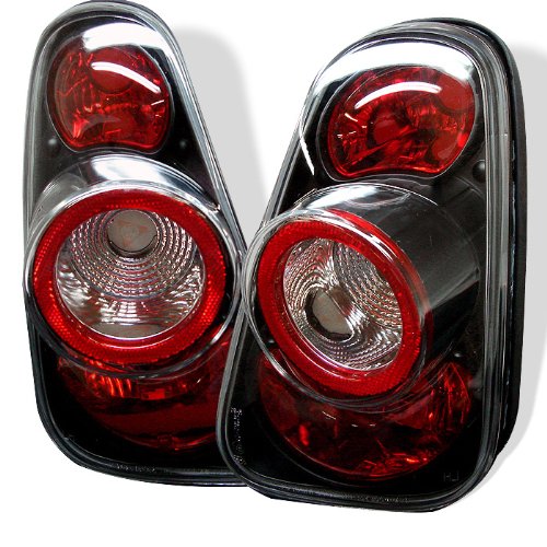 Xtune Euro Style Tail Light for Mini Cooper 02-06 - Covertible 05-08 - Black Clear