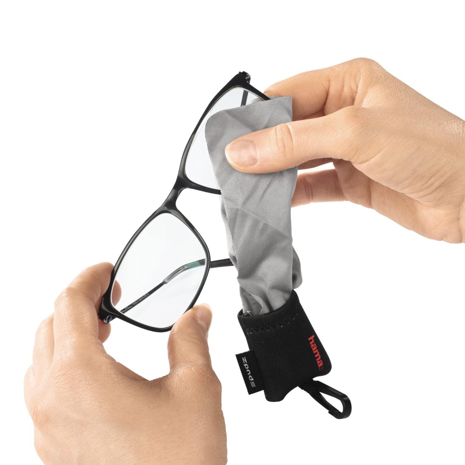 Hama Ściereczka do czyszczenia z mikrofibry Pocket, czarna