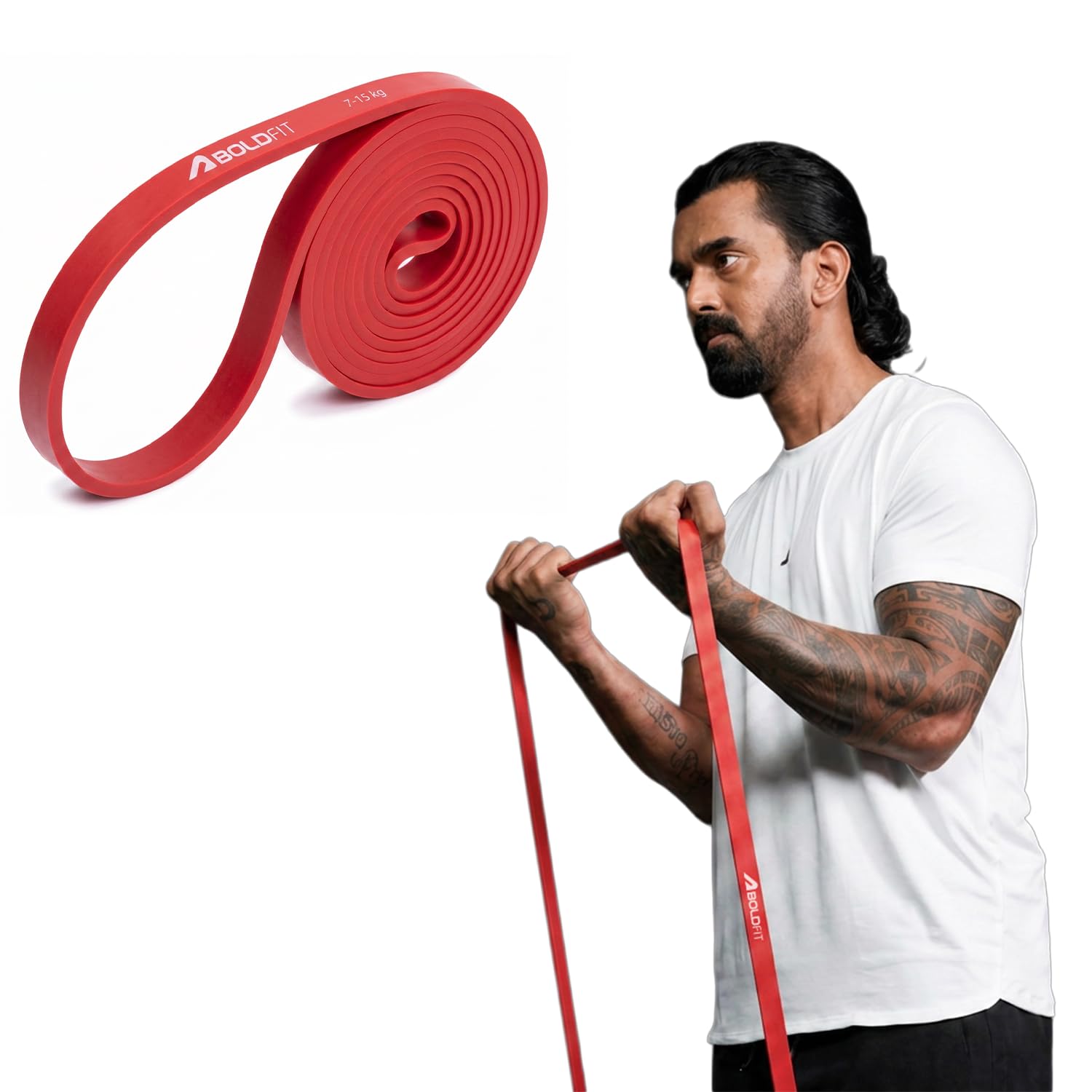 Boldfit Resistance Bands - Workout & Pull-Ups -17