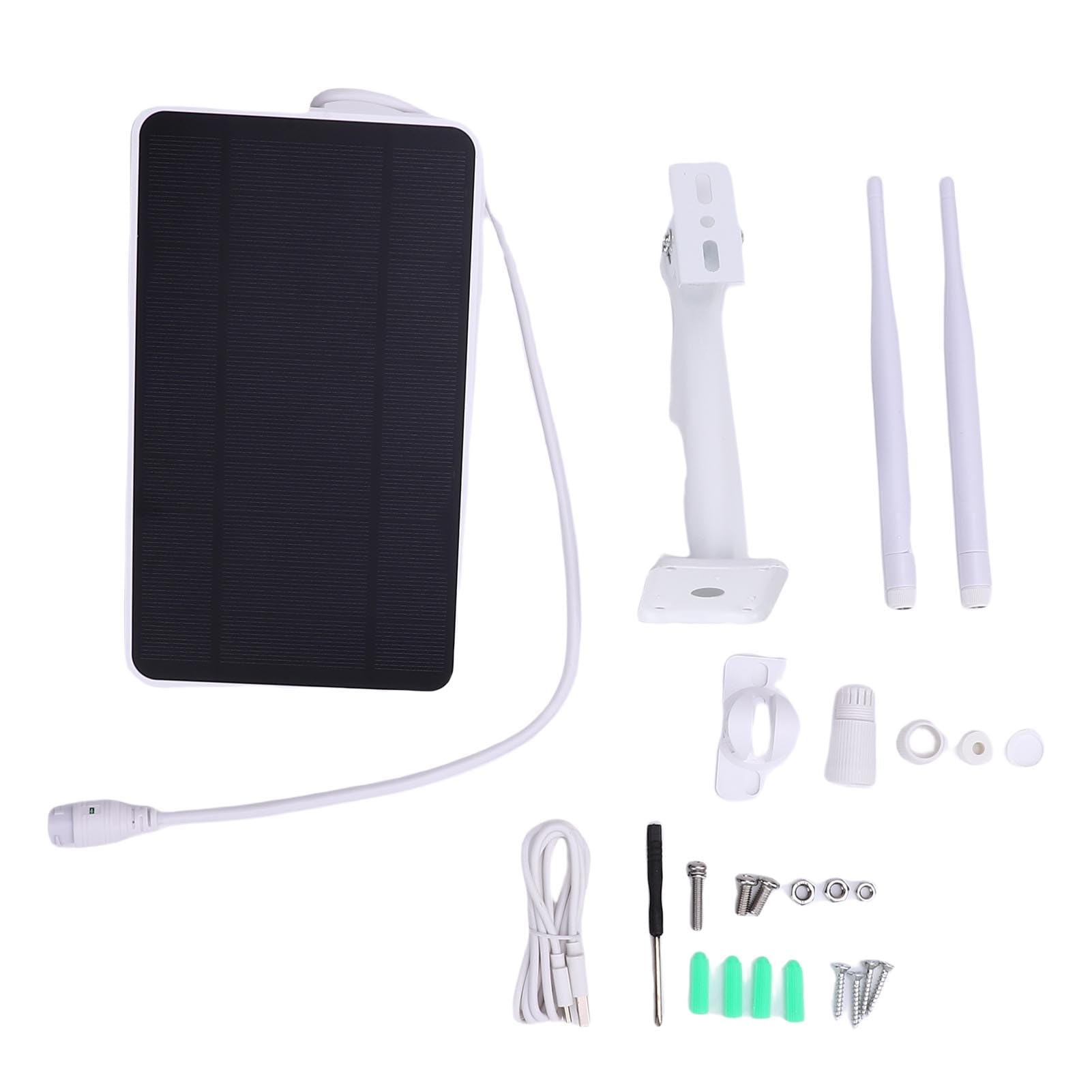 Modem Router Ad Energia Solare da 6 W, Ripetitore WiFi LTE 4G IP66 con Batteria da 12000 MAh e Slot per Scheda SIM, per Fattoria da Campeggio All'aperto (Versione europea)