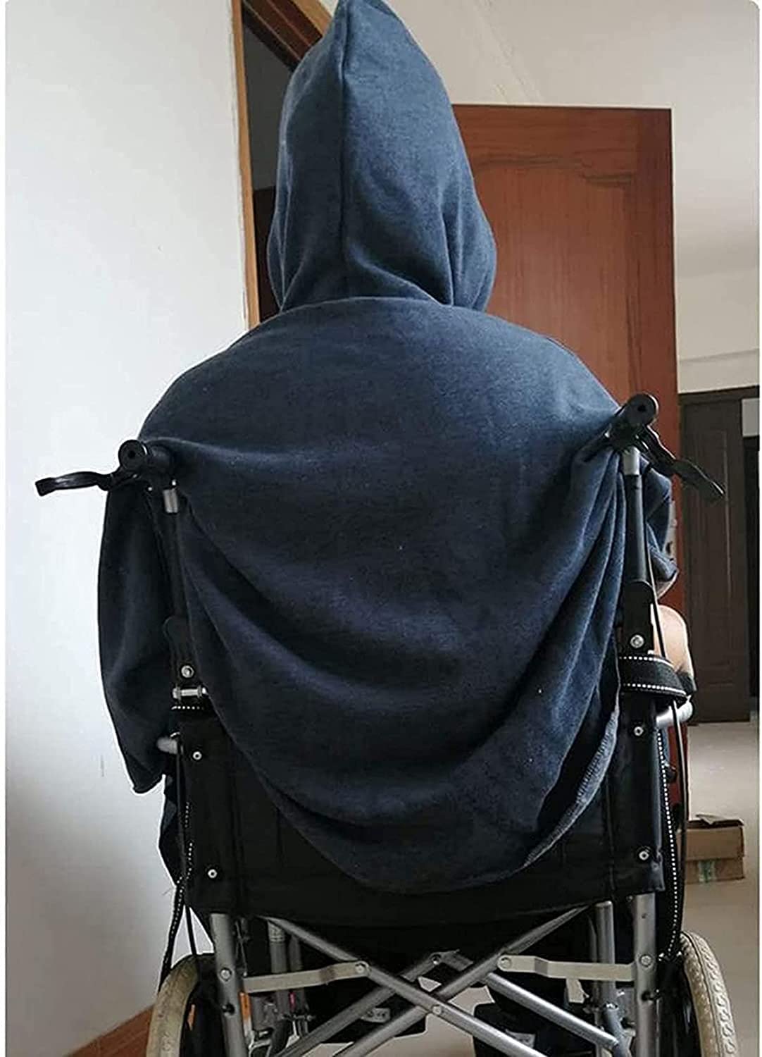 Manta para Silla de Ruedas, cálida y Resistente al Viento, de Forro Polar, Ideal para Hombres y Mujeres, Ideal para Cubrir Las piernas en Silla de Ruedas.