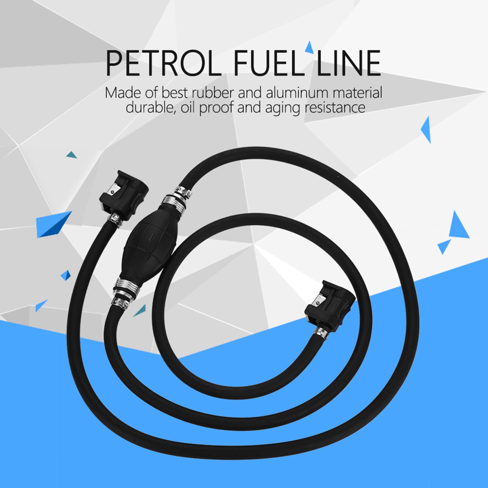 Motore Fuoribordo, Tubo del Carburante della Barca Tubo della Pompa del Carburante della Barca Lampadina Dell'iniettore Manuale Gas Fuoribordo Benzina Tubo del Carburante per la Linea del Carburante F