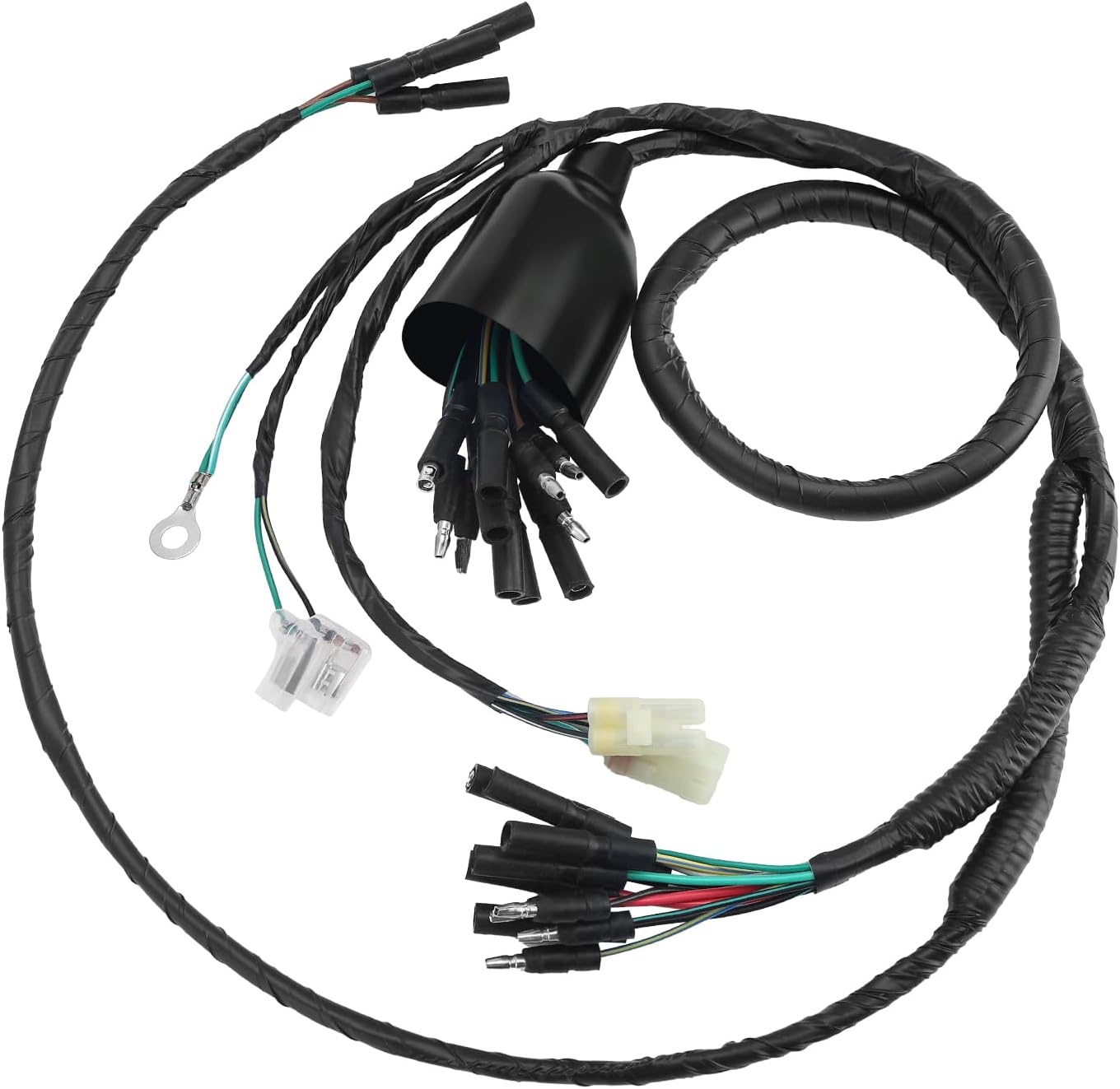 Wire Wiring Harness for Honda TRX200 TRX200SX 1986-1988, OEM# 32100-HB3-000