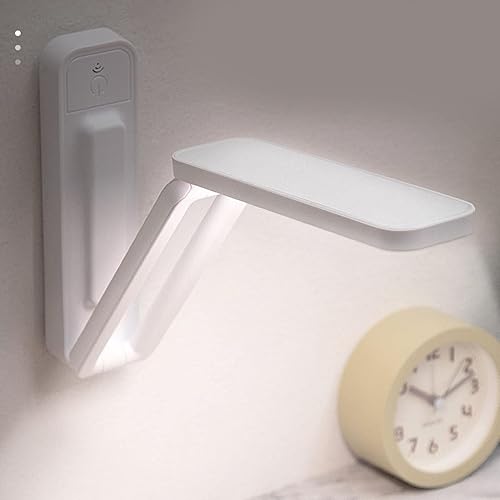 Miniatura 4 de BestAlice Lámpara de escritorio LED, lámpara de lectura de luz de escritorio regulable, plegable, portátil, 3 modos de iluminación, protección