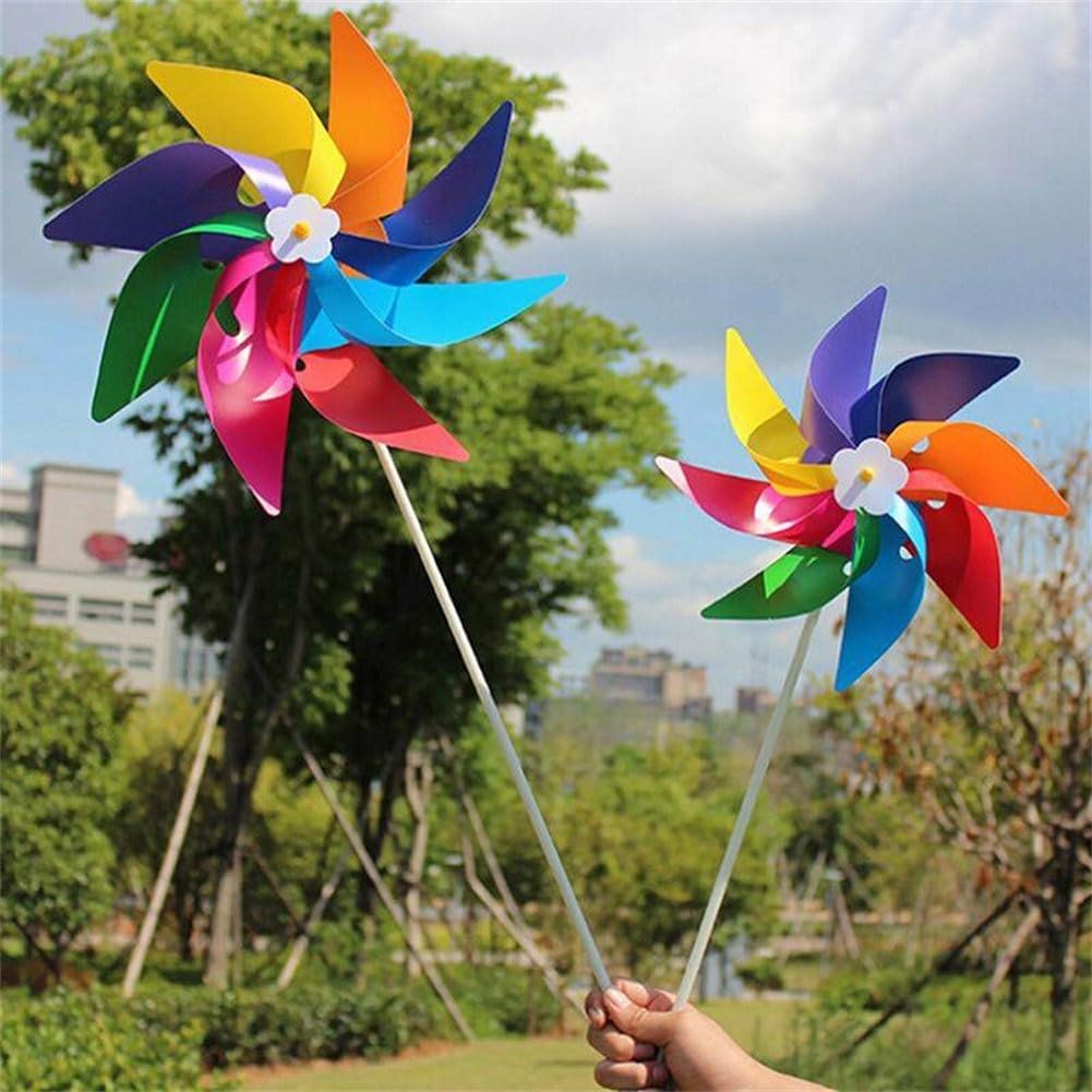 Lot De 4 Moulins à Vent Fleur Arc-en-ciel – Décoration Colorée Pour Jardin, Balcon Ou Terrasse Décoration Extérieure Arc-en-ciel Lot De 4 Moulins à Vent Fleur Arc-en-ciel – Décoration Colorée Pour Jardin, Balcon Ou Terrasse Décoration Extérieure Arc-en-ciel