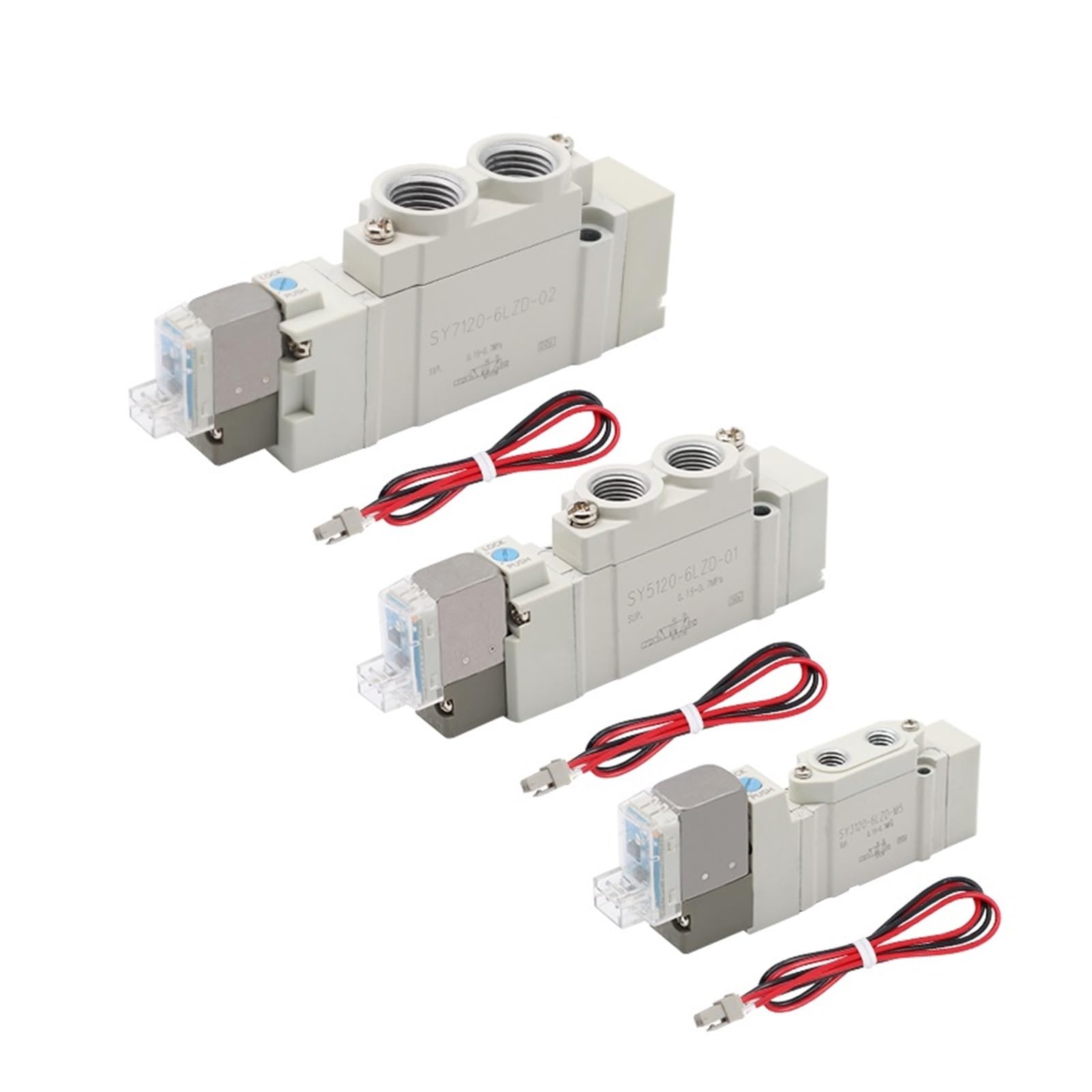 Électrovanne 5 voies SY5120 pour éviter les pertes de pression pneumatique
