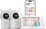 ieGeek Baby Monitor, Baby Camera Monitor With 5" 720P Screen,HD Night Vision,Automatic Motion Tracking & Hazard Alerts,2-Way Talk,Temperature&Humidity Sensor,Wifi Camara Para Bebes With Smartphone App