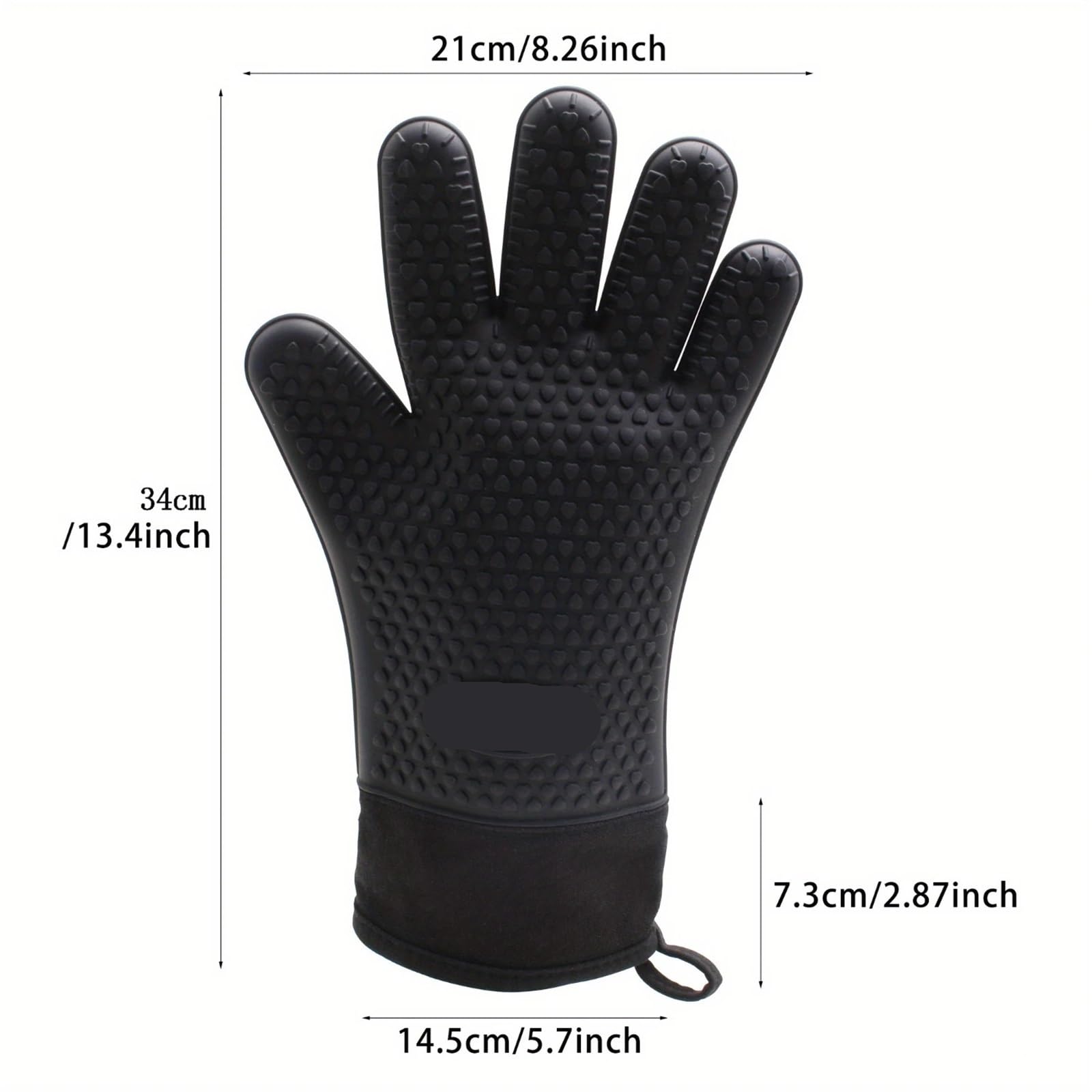 Manoplas para Horno Guantes de Silicona Resistentes al Calor for Horno, Manoplas de Cocina Impermeables for cocinar, Hornear, Asar a la Parrilla para Horno