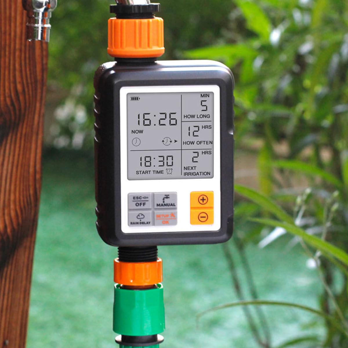 Minuterie d'arrosage de Jardin Intelligente et Flexible, Abreuvoir à Fleurs entièrement Automatique avec Retard d'arrosage et contrôle Intelligent de l'irrigation