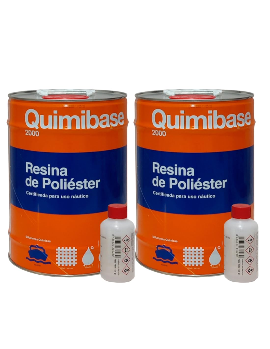 Kit résine polyester 5 kg pour réparer les fissures et fuites durables